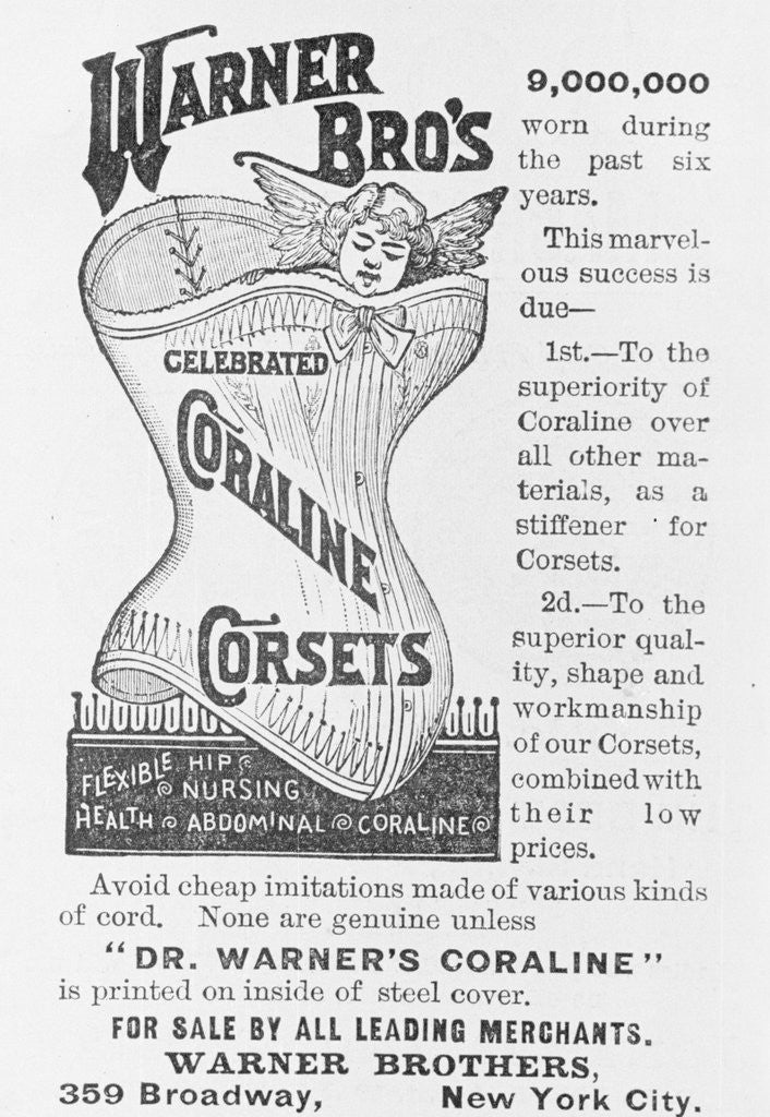 Detail of Corset Illustration by Anonymous