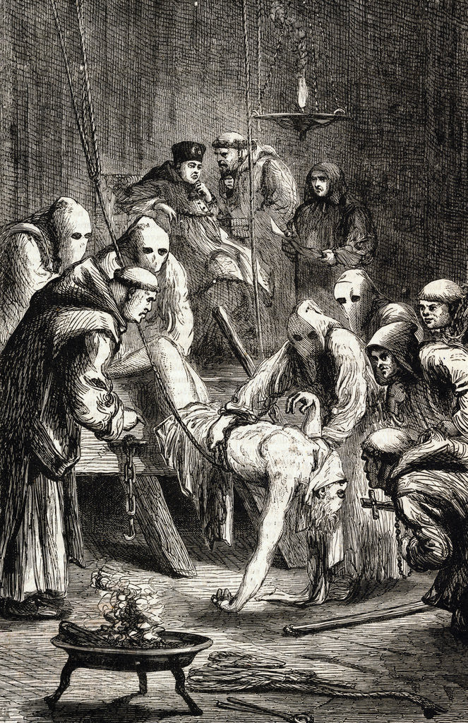 Detail of Man Being Tortured by Anonymous