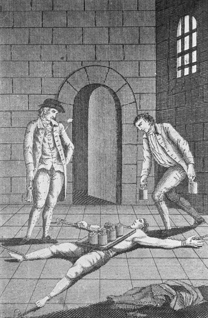 Detail of The Torturing of a Prisoner by Anonymous