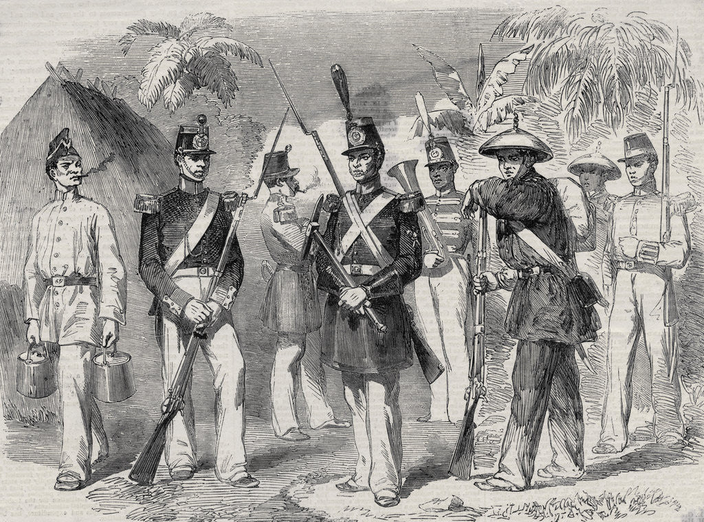 Detail of Philippine Native Infantry by Anonymous