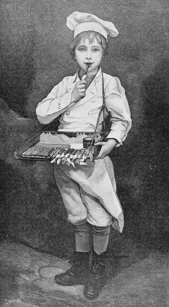 Detail of Boy Sampling His Chocolate by Anonymous