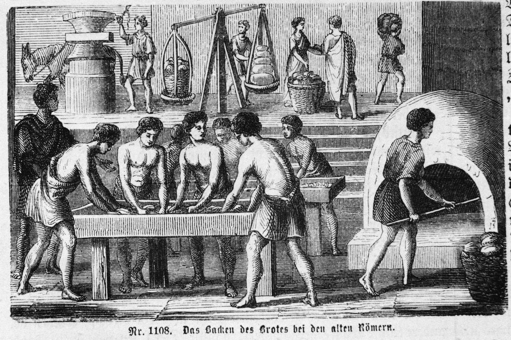 Detail of Baking Bread Among the Romans by Anonymous