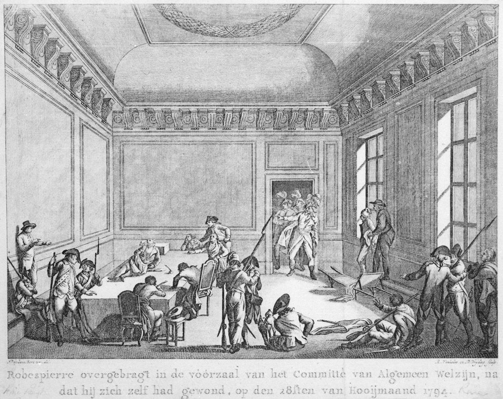 Detail of French Revolutionist Robespierre by Corbis