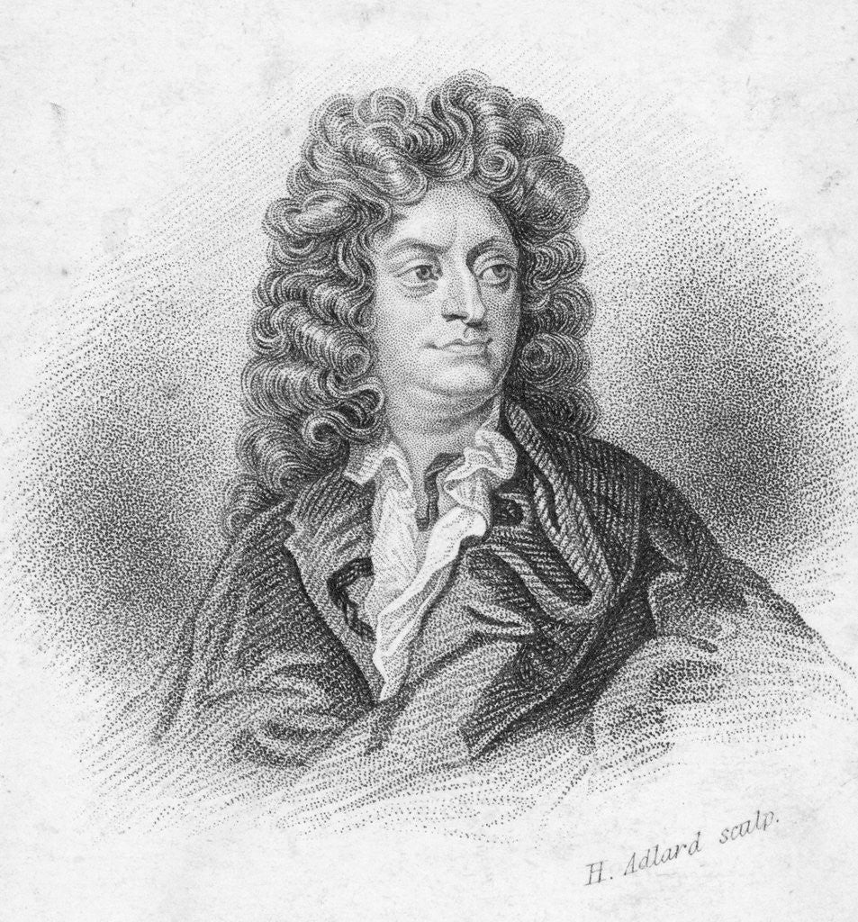 Detail of Engraving of Henry Purcell by Henry Adlard