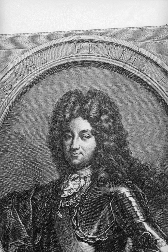 Detail of Philippe II duc d'Orleans by Anonymous