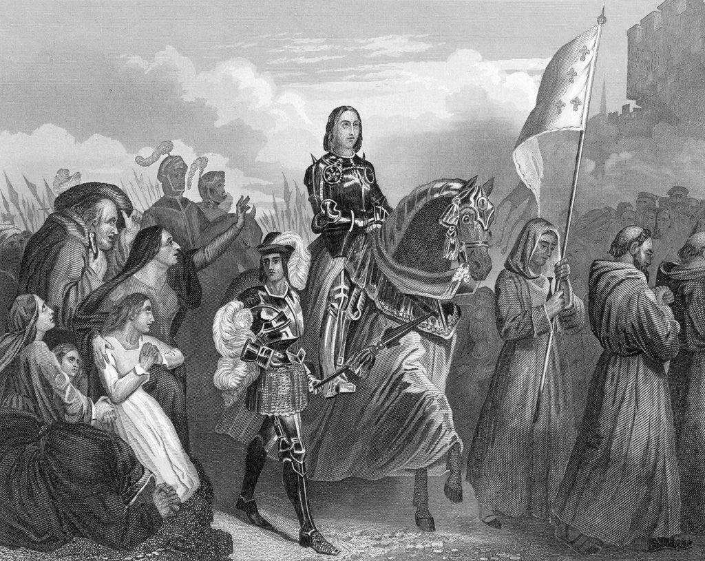 Detail of Joan of Arc Entering Orleans by Corbis