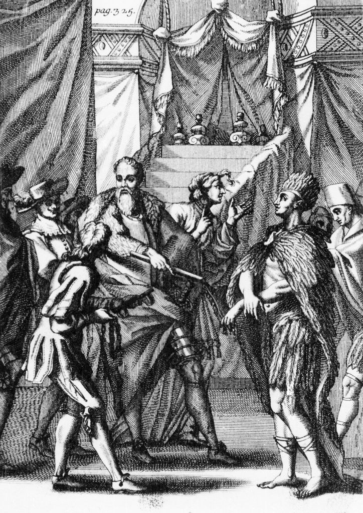 Detail of Pizzaro Imprisoning Atahualpa by Anonymous