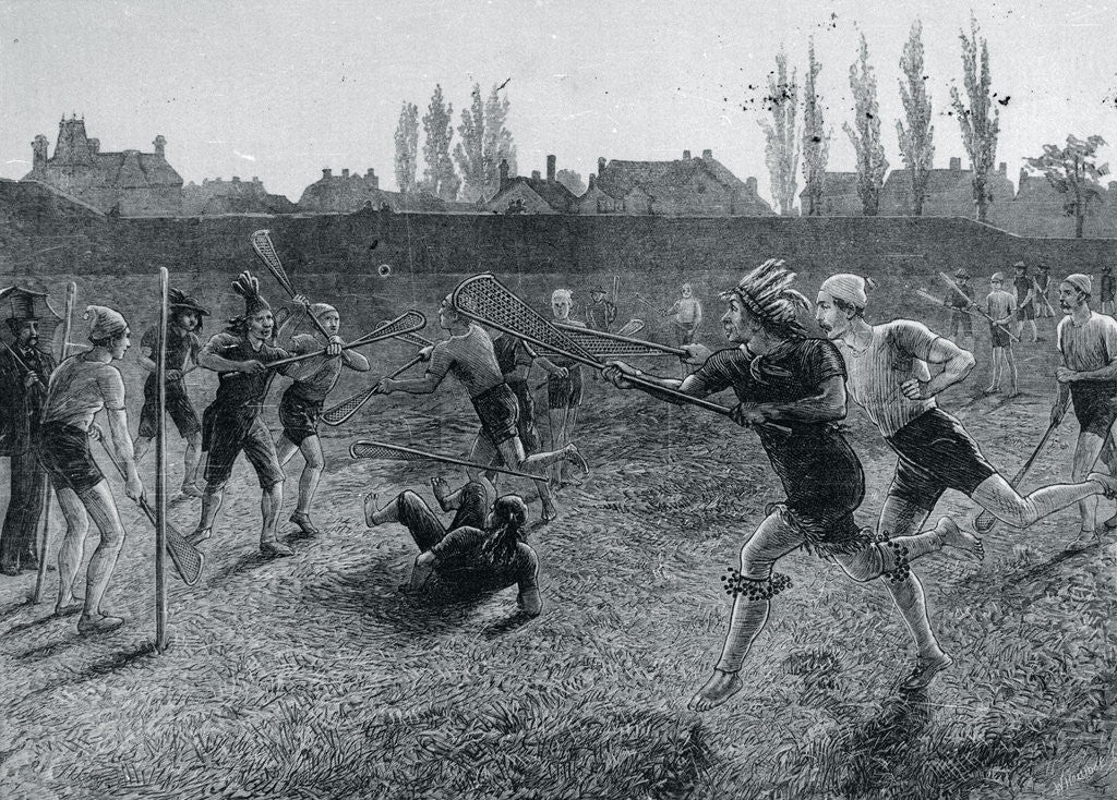 Detail of Teams Competing in Lacrosse by Anonymous