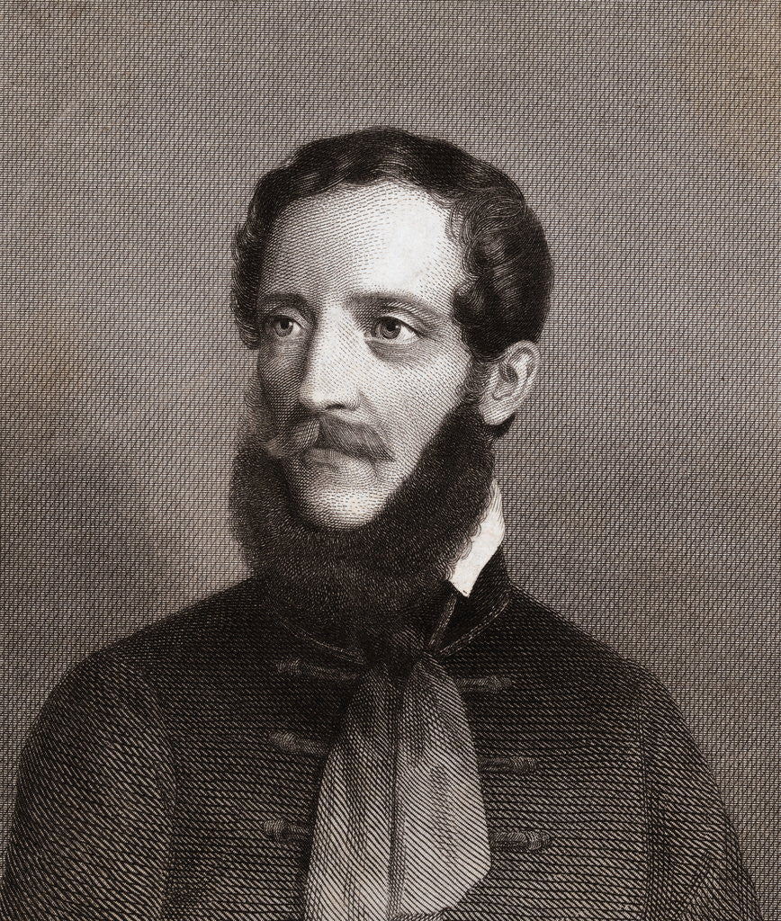Detail of Portrait of Lajos Kossuth by Anonymous