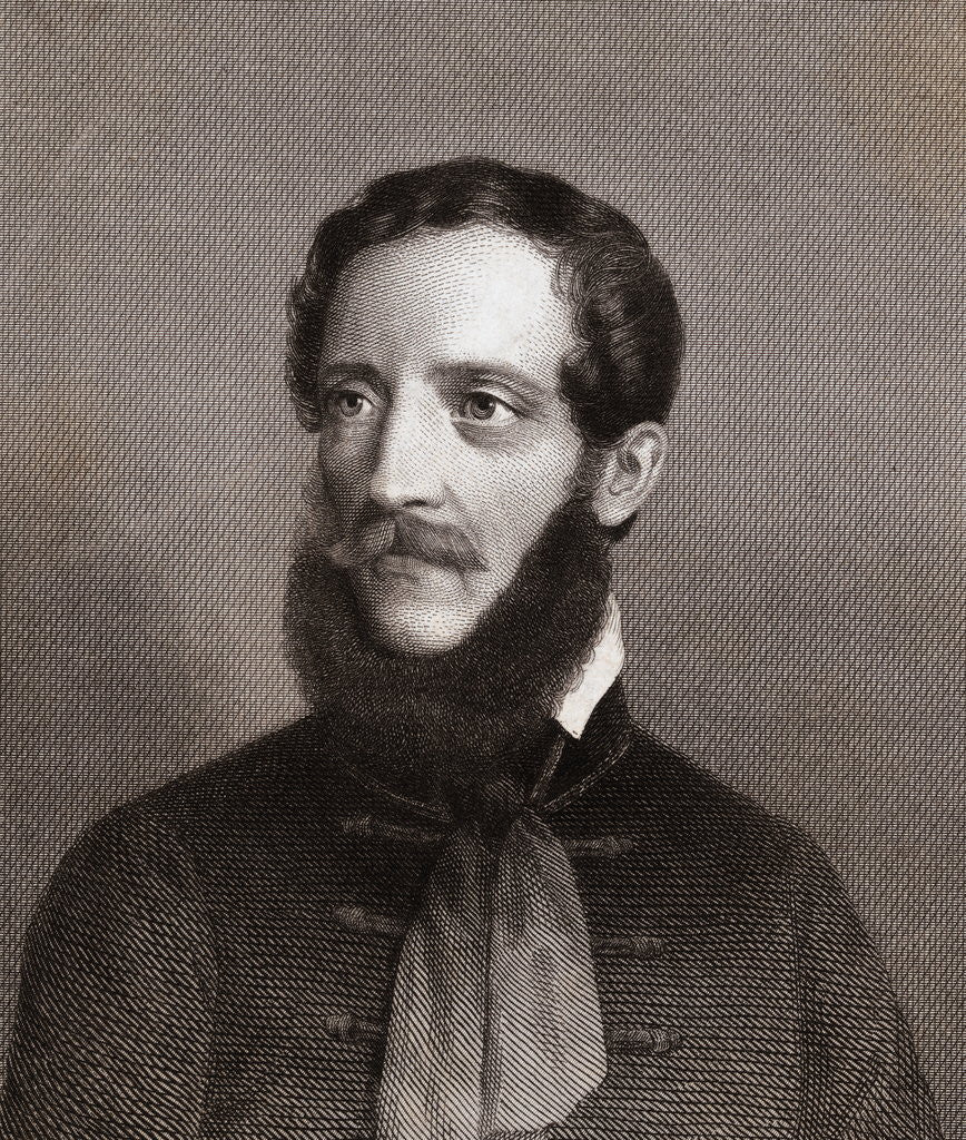 Detail of Portrait of Lajos Kossuth by Corbis