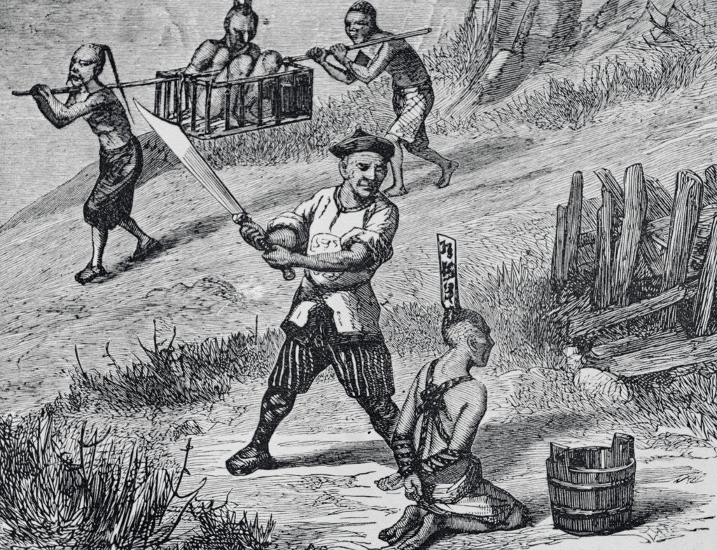 Detail of Execution of a Chinese criminal by Anonymous