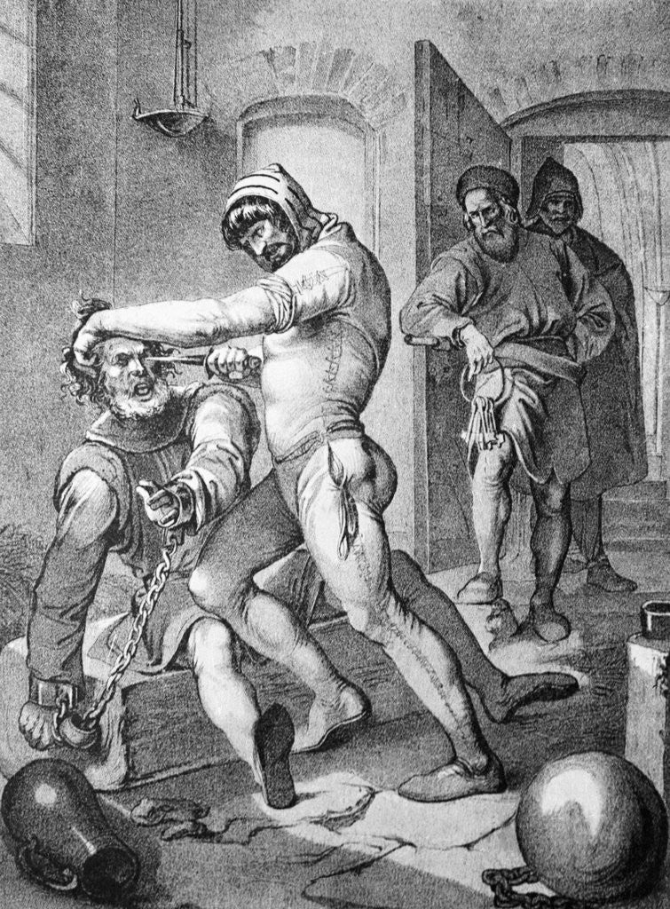 Detail of Torturing of Political Prisoner by Anonymous