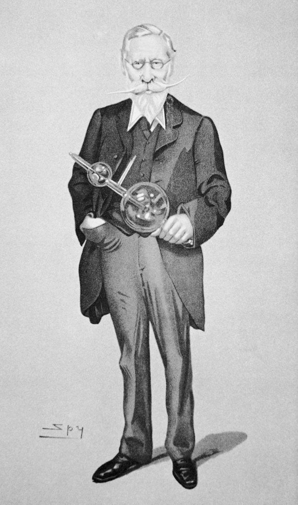 Detail of Portrait of Sir William Crookes by Anonymous