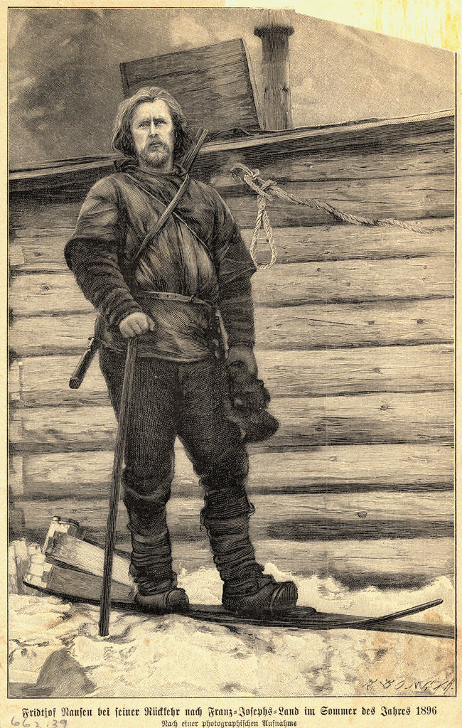 Detail of Norwegian Explorer Fridtjof Nansen by Anonymous