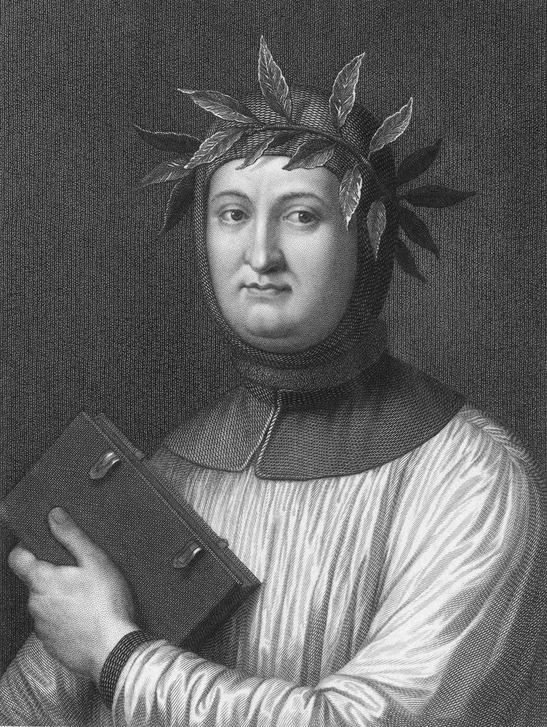 Detail of Portrait of Petrarch by Robert Hart