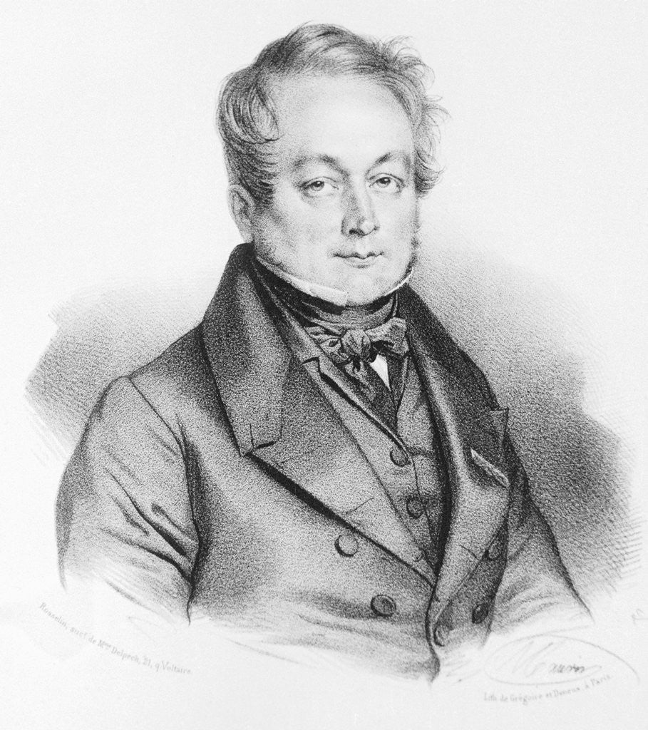 Detail of Portrait of Francois Magendie by Anonymous