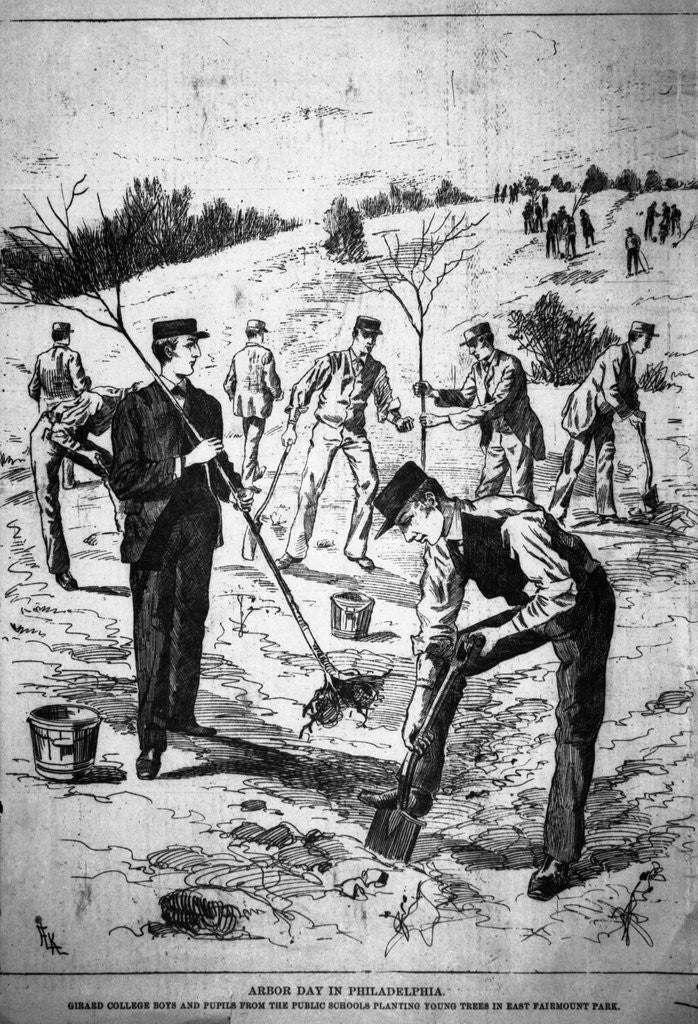 Detail of Arbor Day by Anonymous