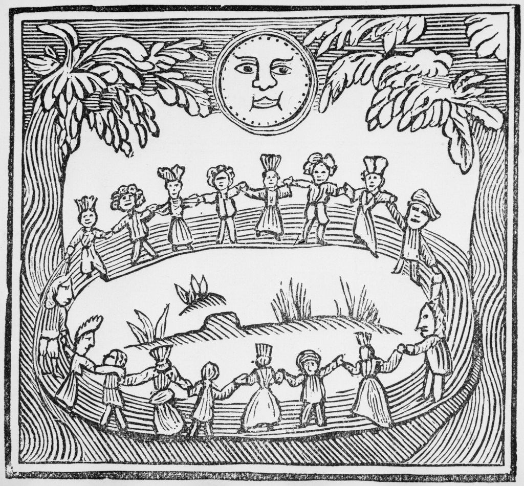 Detail of Illustration Of A Witch Dance by Anonymous