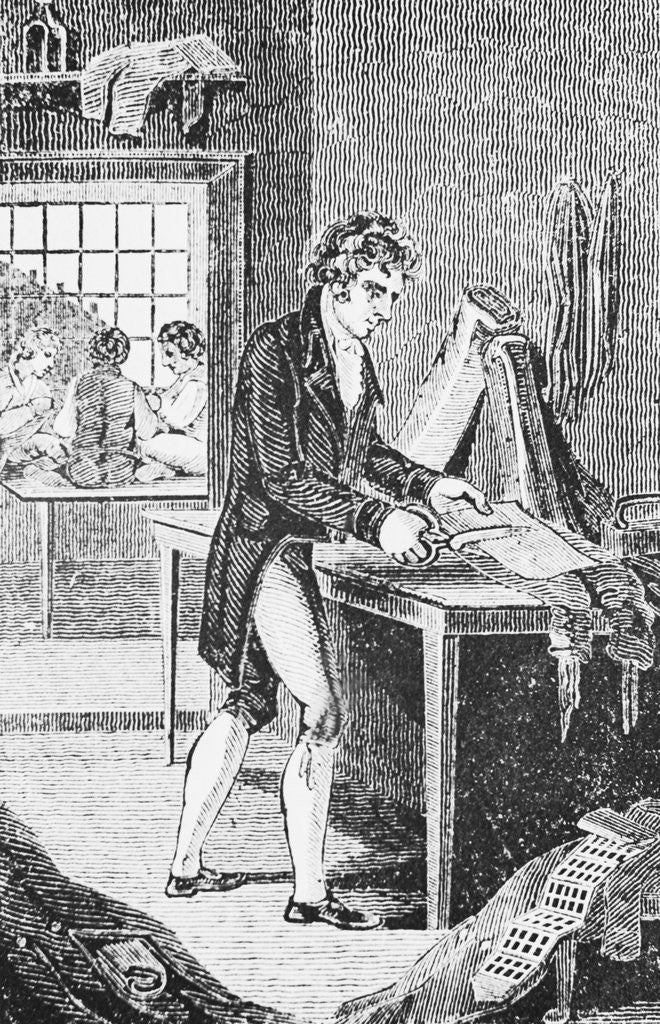 Detail of Portrait of Tailor by Anonymous