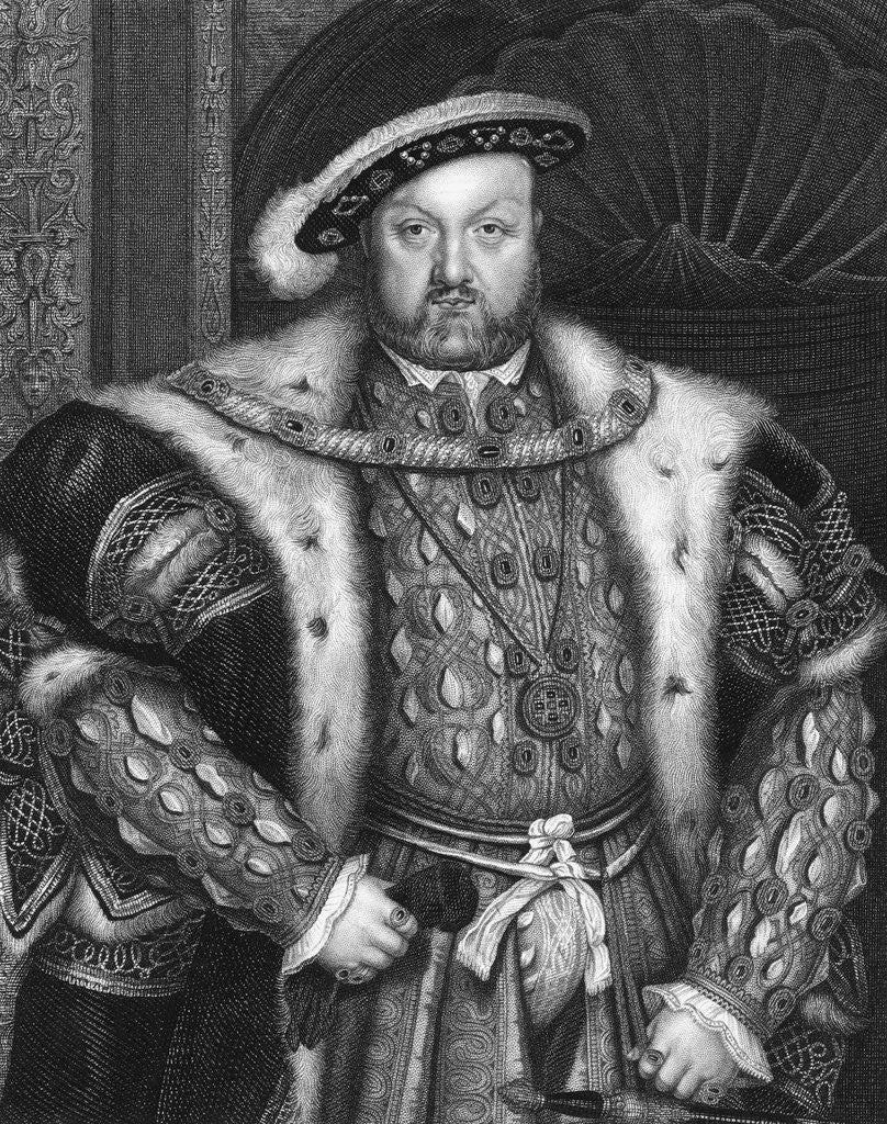Detail of Portrait of Henry VIII by Anonymous