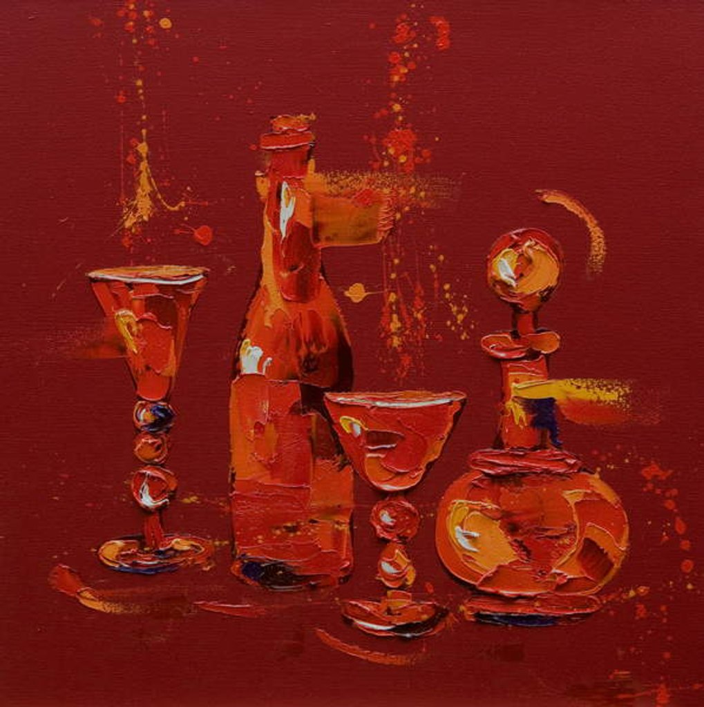Detail of Still Life in Red, 2005 by Penny Warden