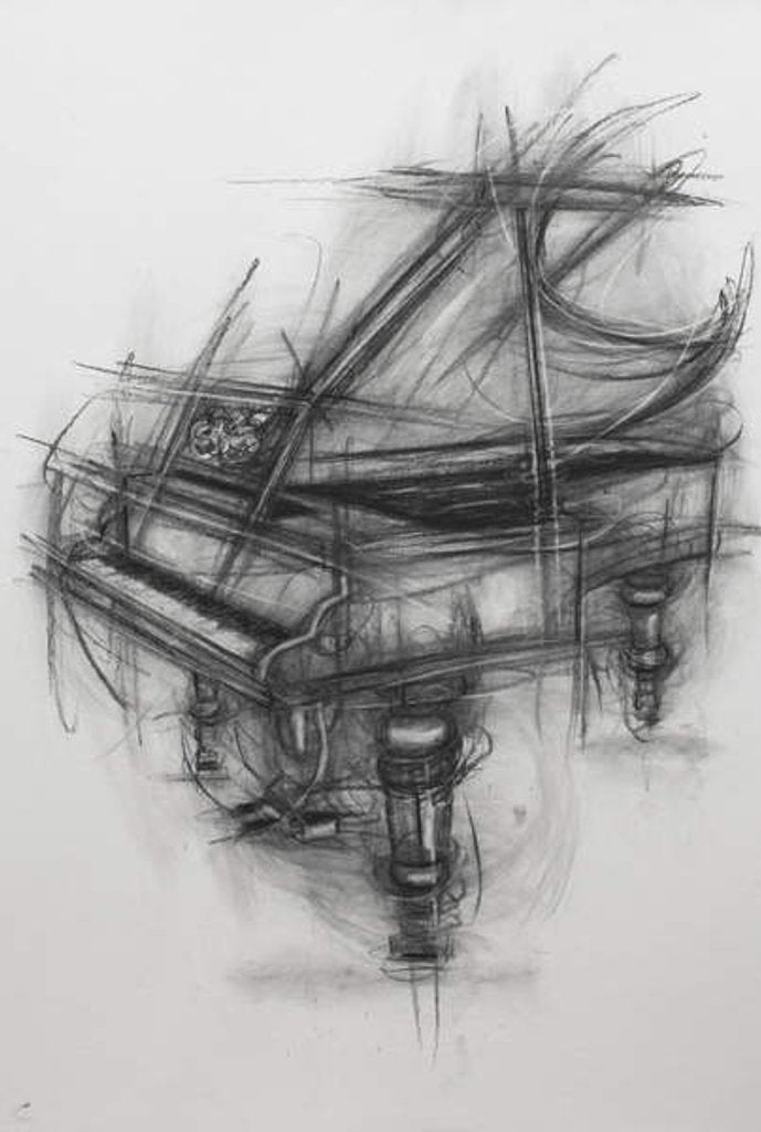 Detail of Grand Piano, 2005 by Penny Warden