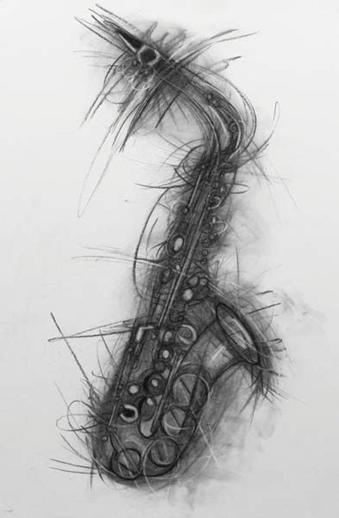 Detail of Saxophone, 2005 by Penny Warden