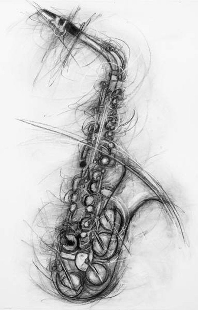 Detail of Saxophone, 2005 by Penny Warden