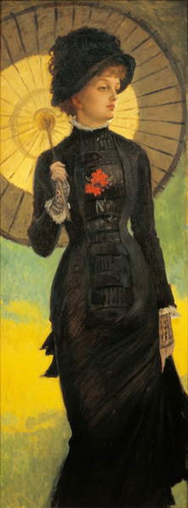 Detail of Woman with a Parasol, 1878 by James Jacques Joseph Tissot