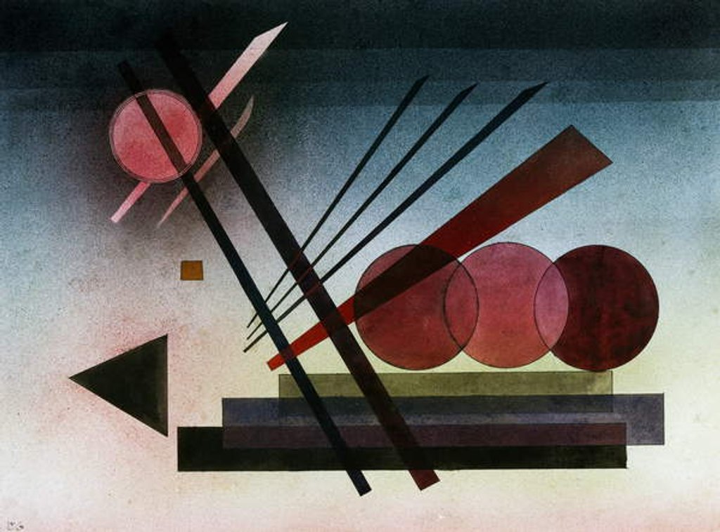 Detail of Schwebende Kraft, 1928 by Wassily Kandinsky