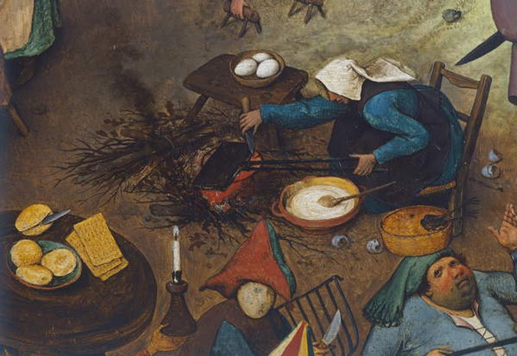 Detail of Fight between Carnival and Lent, 1559, detail by Pieter the Elder Bruegel