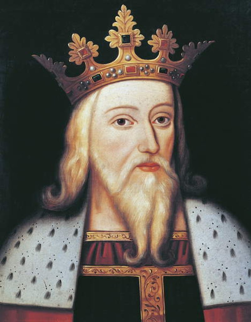 Detail of King Edward III by English School