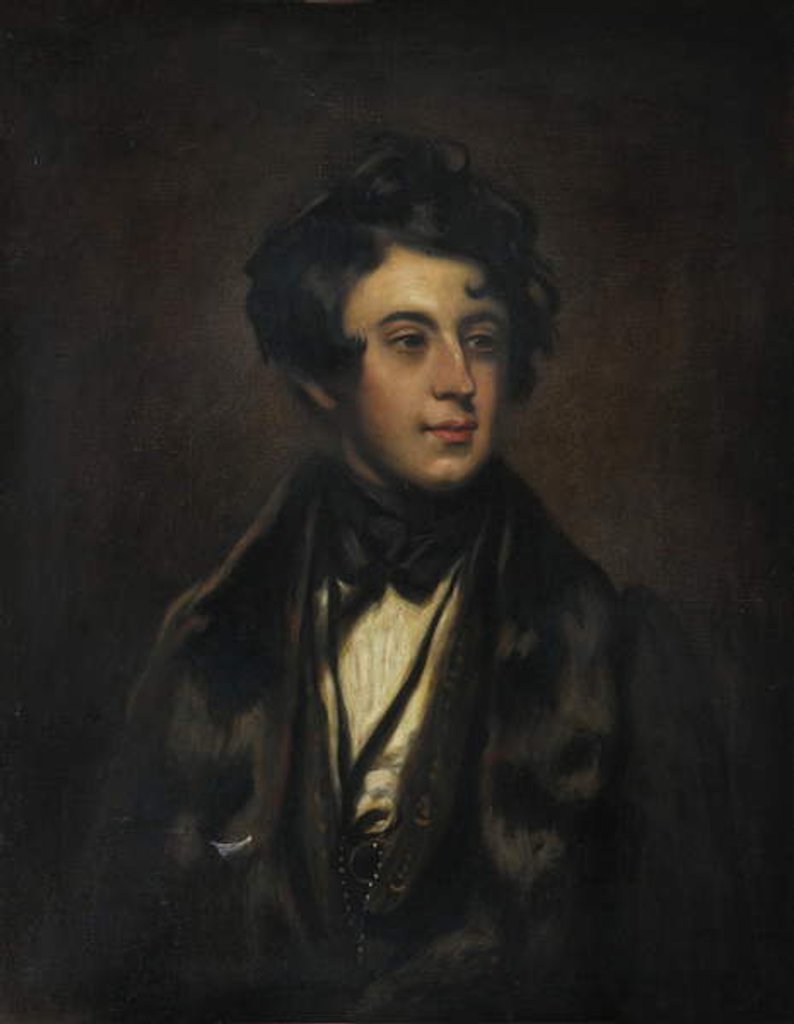 Detail of Charles Dickens, 1927 by Samuel (after) Drummond