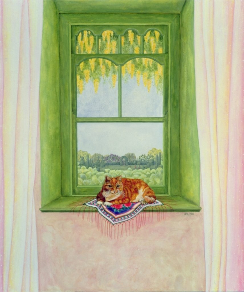 Detail of Laburnum Cat by Ditz Ditz