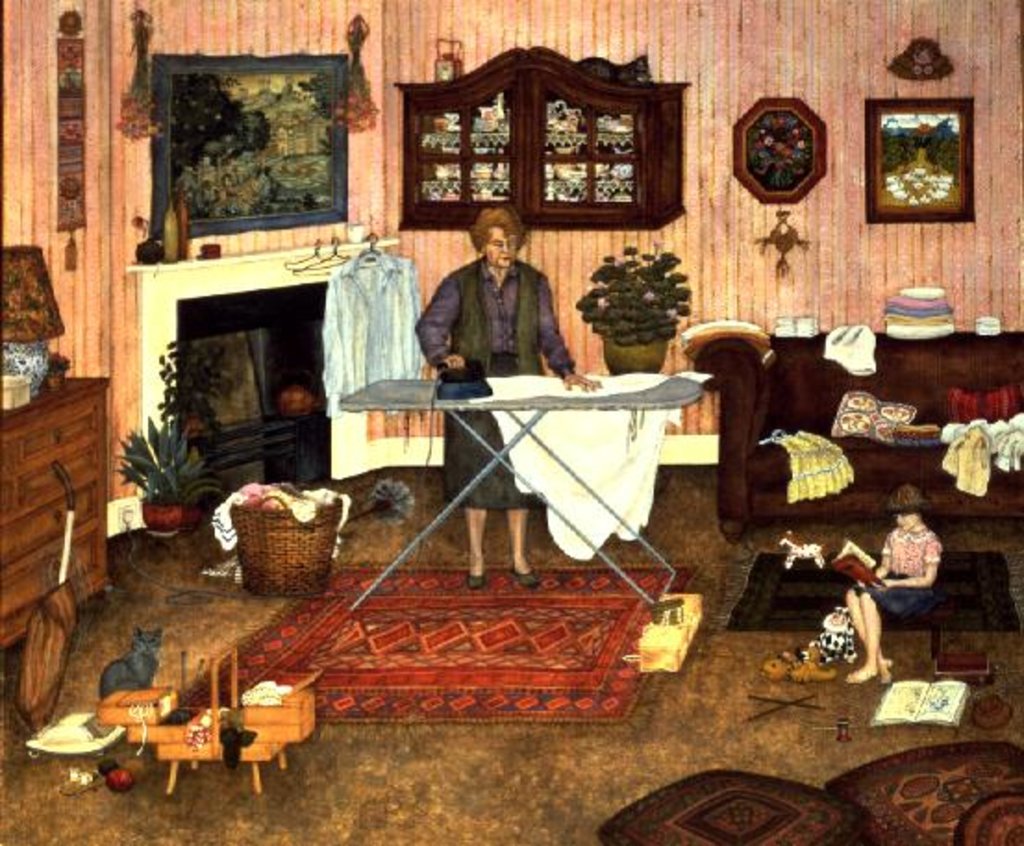 Detail of Hilda Nekuda's Ironing Day by Ditz Ditz
