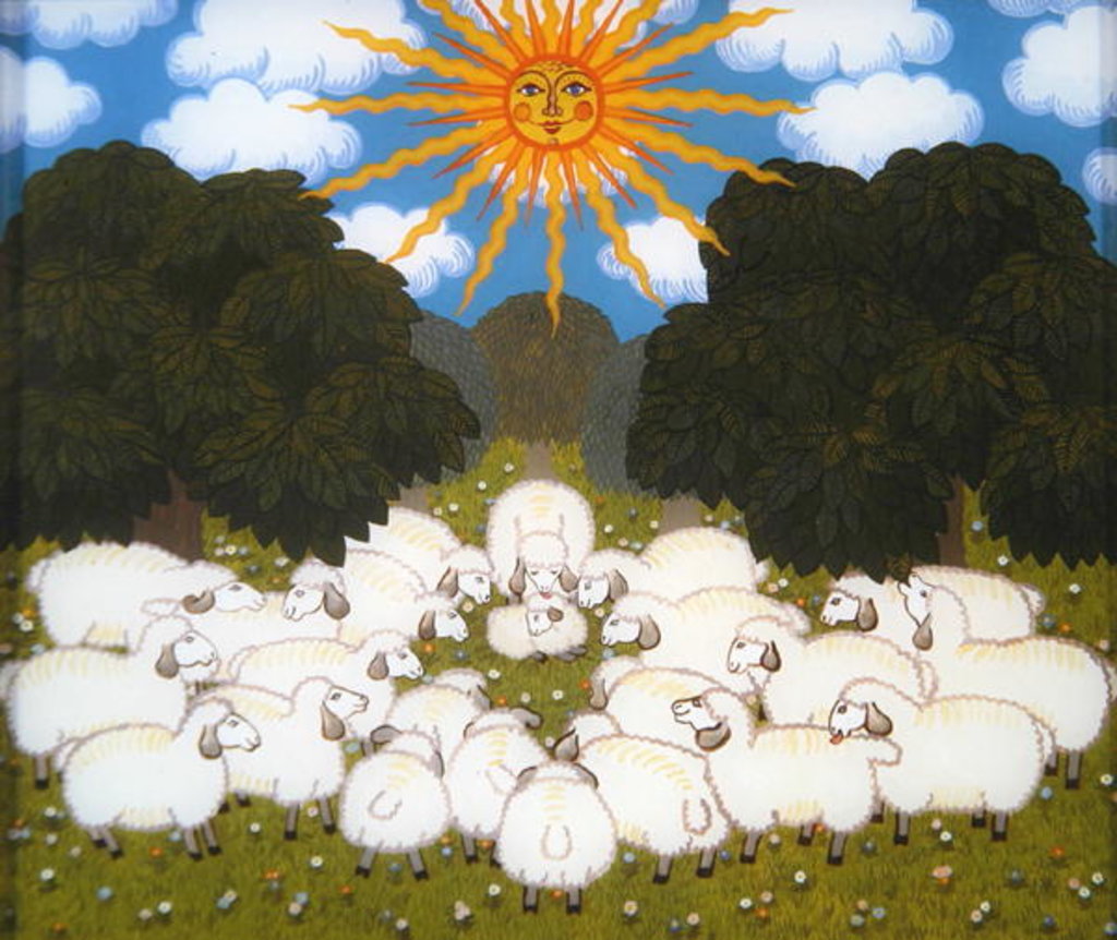 Detail of Sheep III by Ditz Ditz