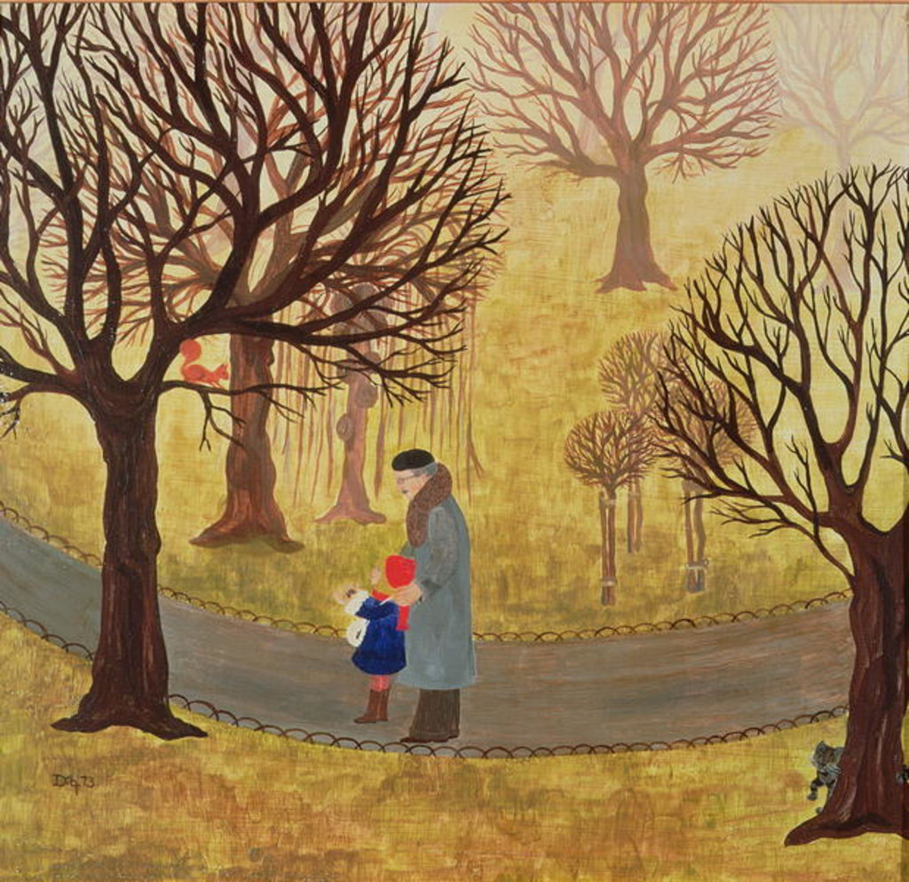 Detail of With Grandfather in Turkenschanzpark by Ditz Ditz