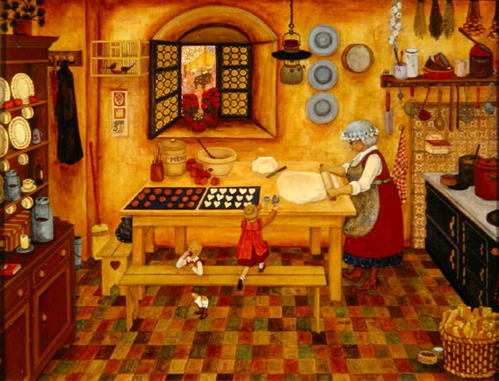 Detail of Biscuit Baking Day by Ditz Ditz