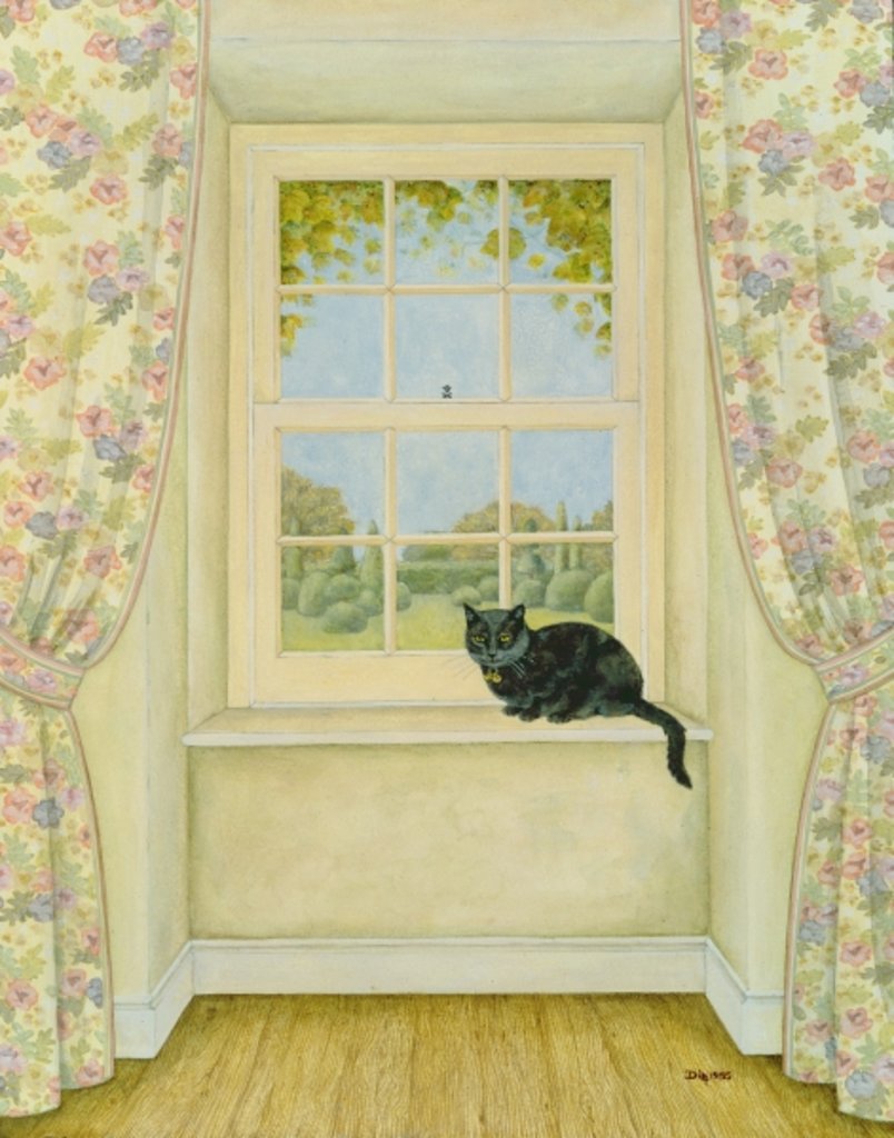 Detail of The Window Cat by Ditz Ditz