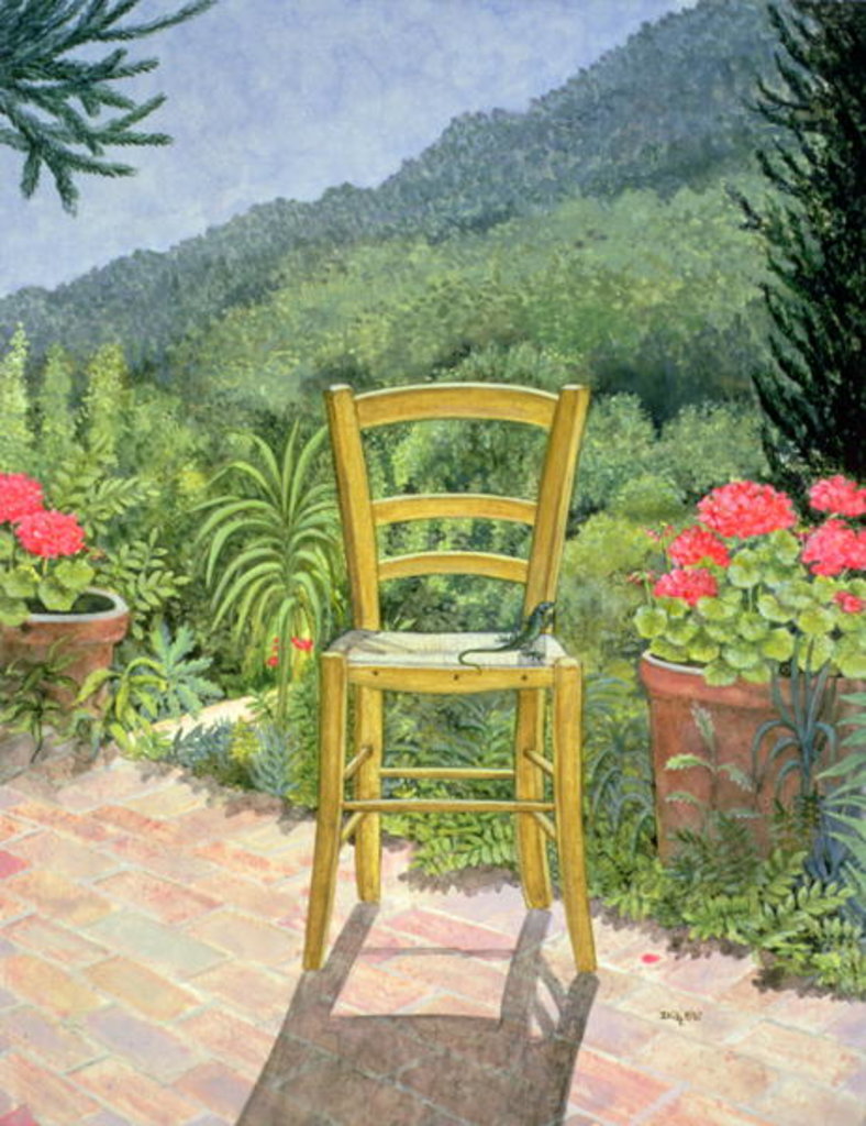 Detail of Umbrian Chair by Ditz Ditz