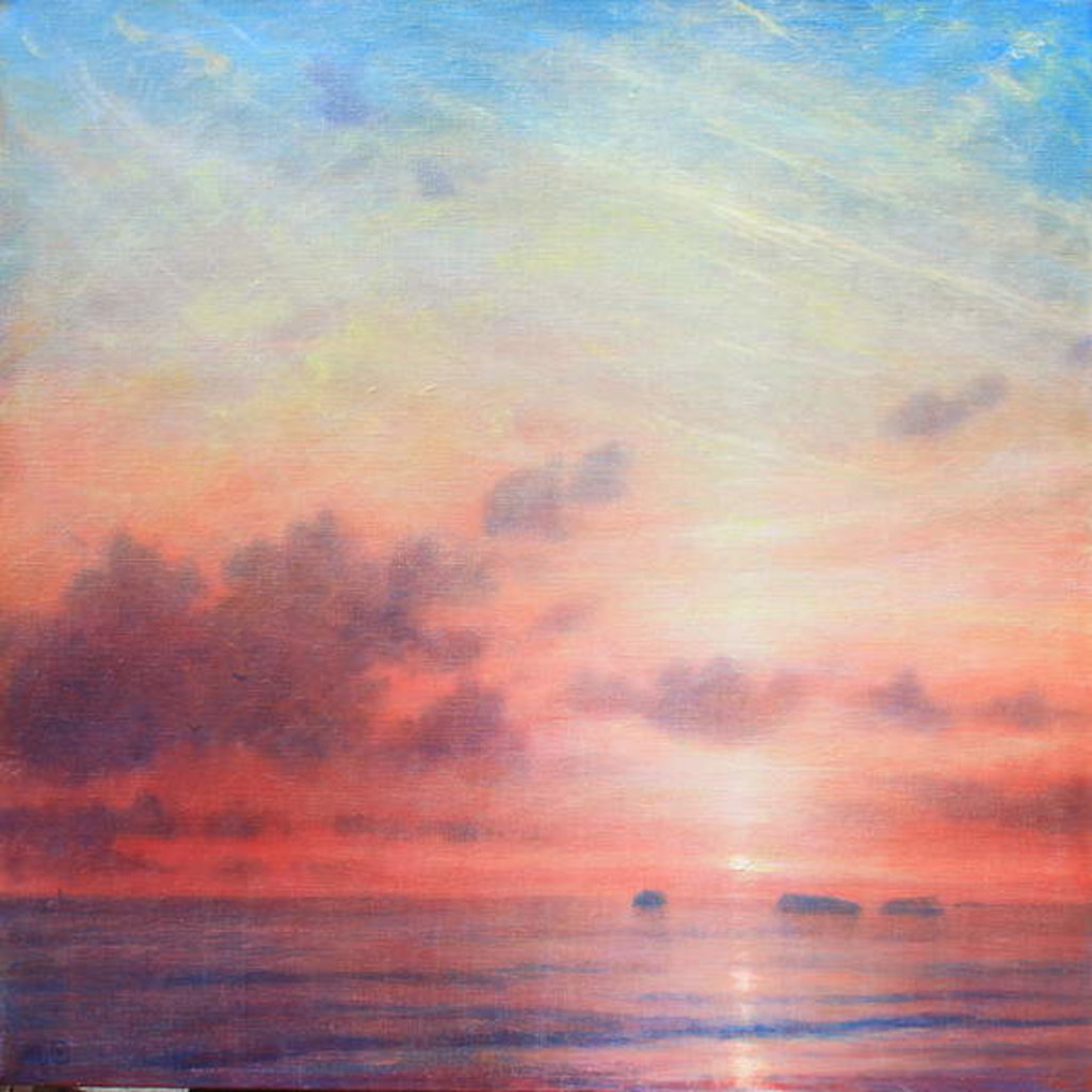Detail of Daybreak on Exuma by Derek Hare