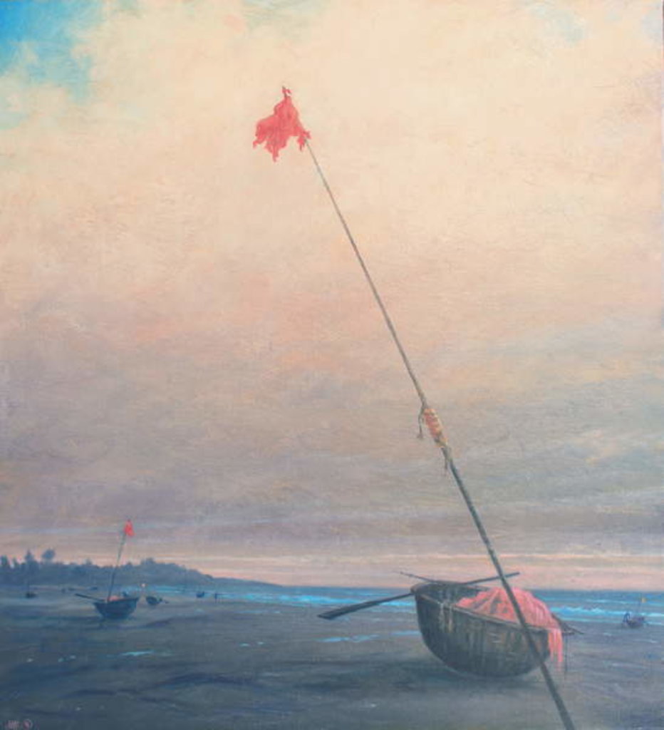 Detail of Vietnamese Fishing Coracles by Derek Hare