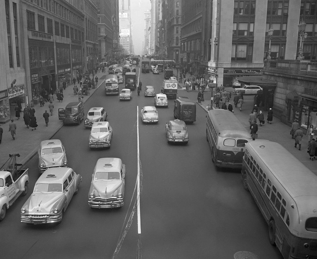 Detail of Traffic and People by Anonymous