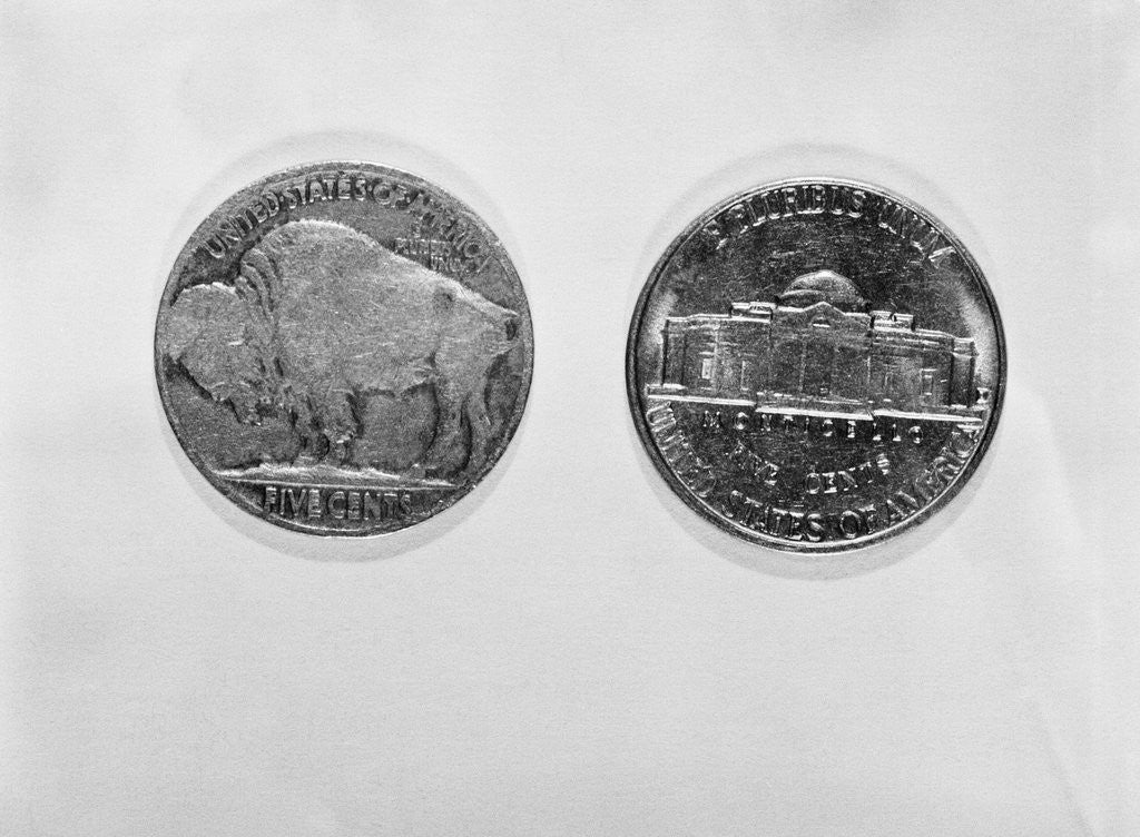 Detail of Hollow Nickel Coins by Anonymous