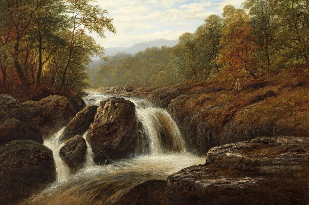 Detail of On the Llugwy Way by William Mellor