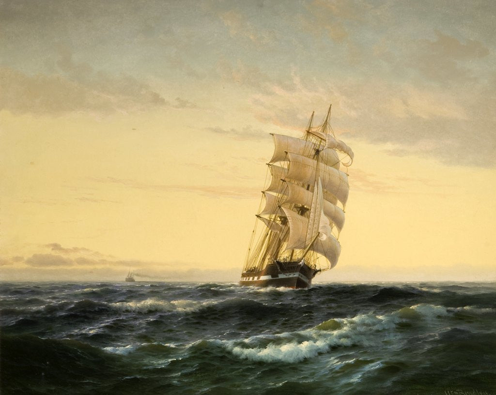 Detail of The Clipper by William Raymond Bradley