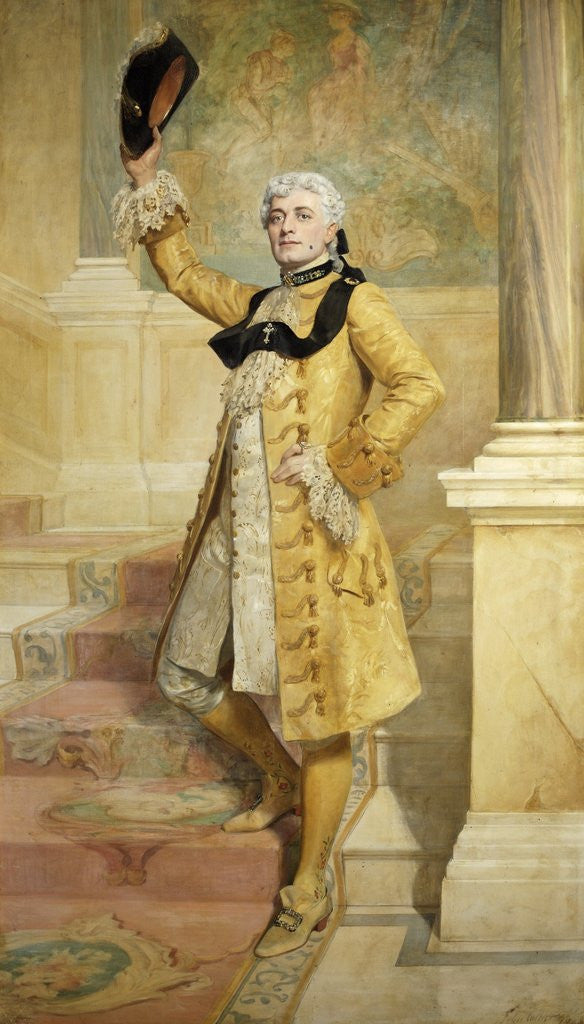 Detail of Lewis Waller as Monsieur Beaucaire by The Honourable John Collier