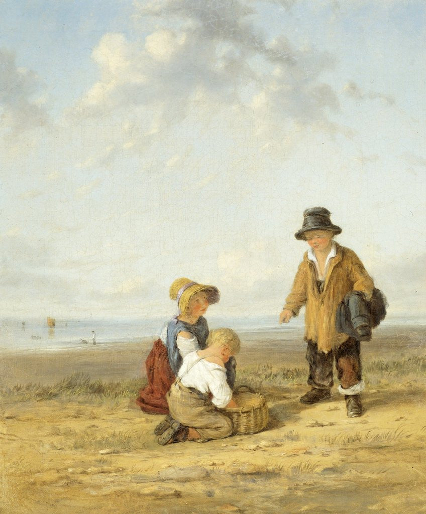 Detail of Figures on the Seashore by William Collins