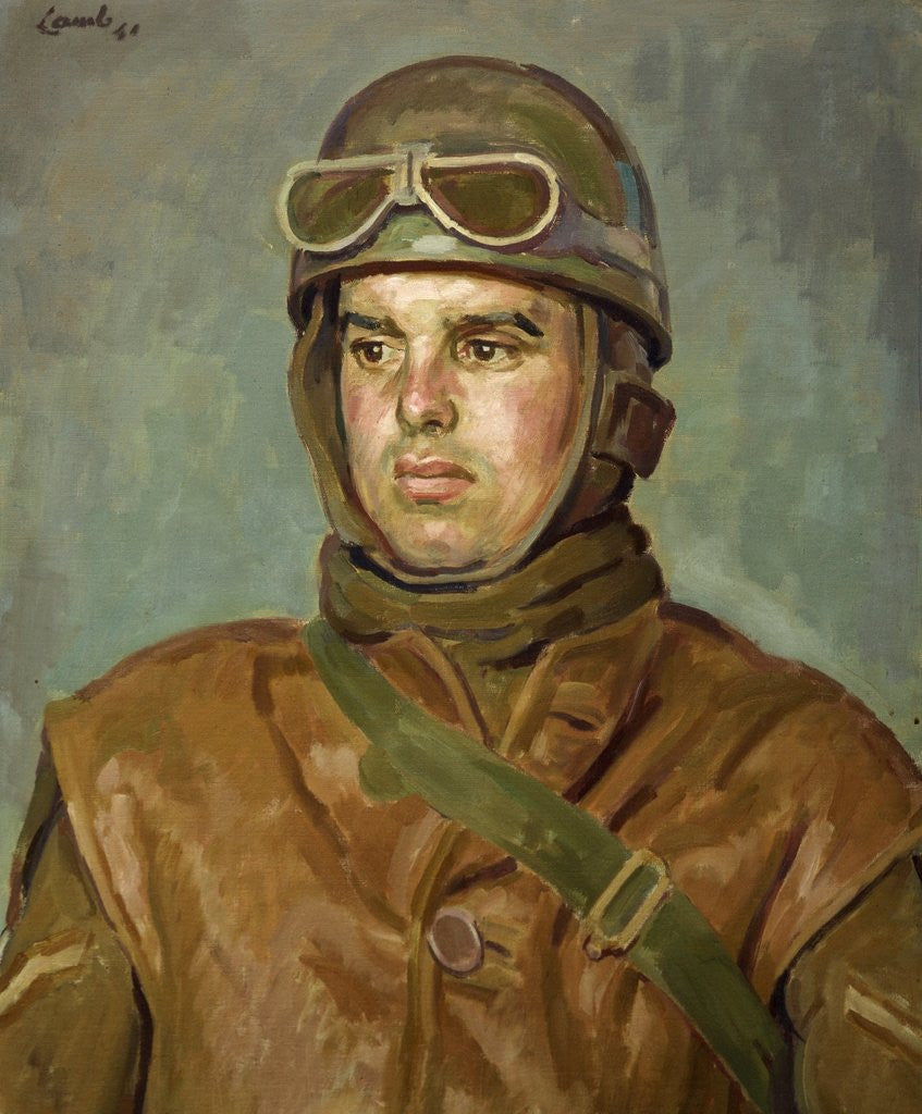Detail of The Dispatch Rider by Henry Lamb