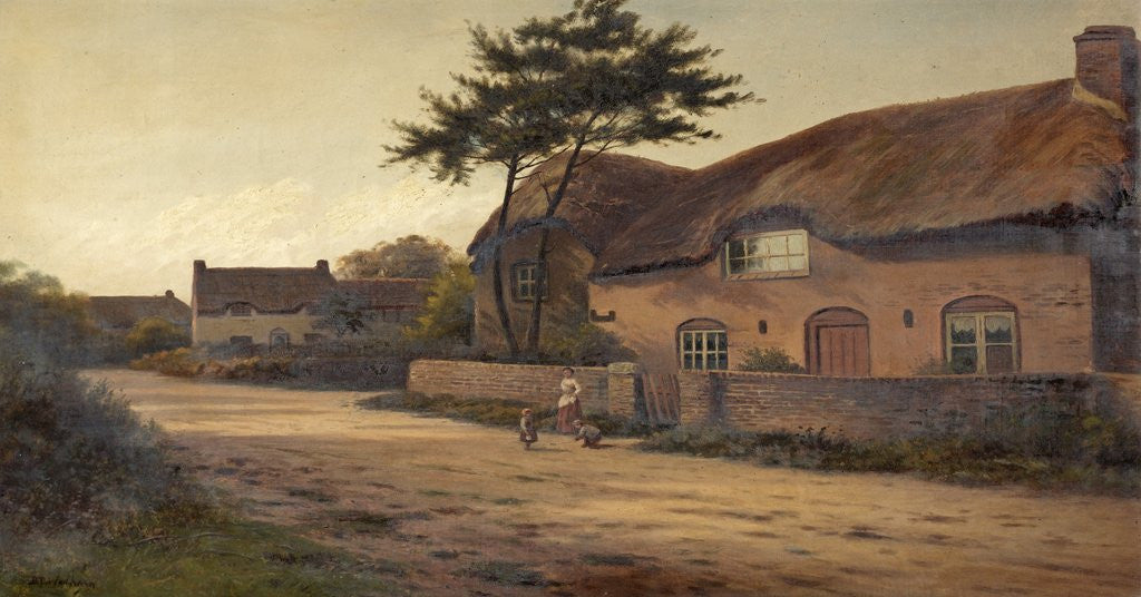 Detail of Holdenhurst Village by B. D. Wadham